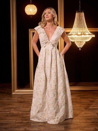 Christina Wu Celebration Style #22292 #0 default Blue Bouquet/Gold thumbnail