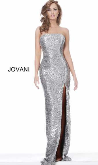 Jovani Style #02554A #0 default Silver thumbnail