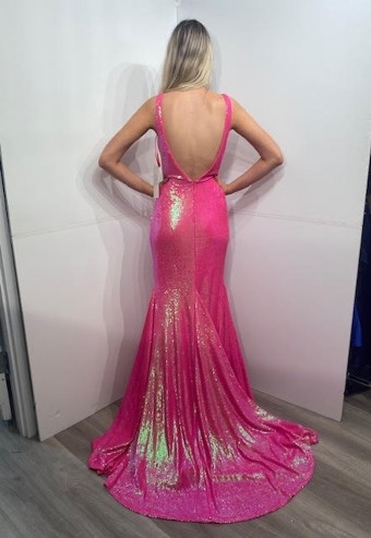 Jovani Style #09113A #1 default Iridescent Fuchsia Iridescent Royal Iridescent Orange thumbnail