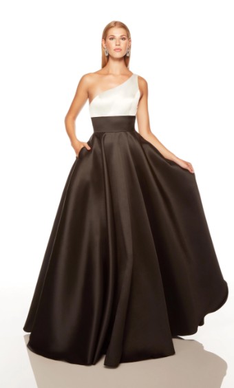 Alyce Paris Style #1765 #0 default Black/Diamond White thumbnail