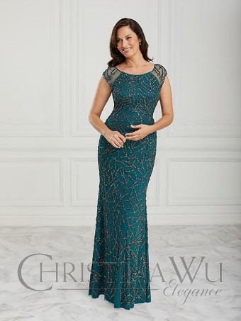 Christina Wu Elegance Style #17007 #1 Hunter Green thumbnail