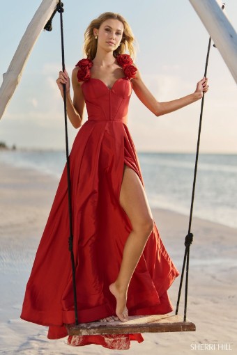 Sherri Hill Style #56123 #0 default Red Lilac thumbnail