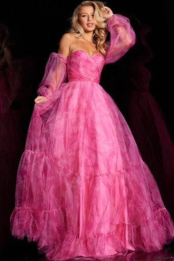Jovani Style #38605A #0 default Fuchsia thumbnail