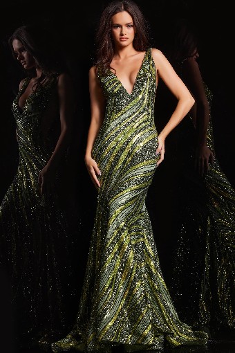 Jovani Style #22314A #0 default Nude/Silver/Gold thumbnail