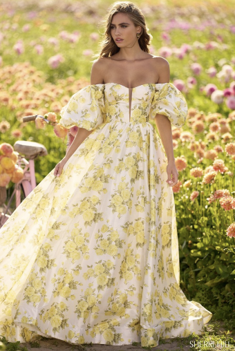 Sherri Hill Style #56379 #0 default Yellow Rose thumbnail