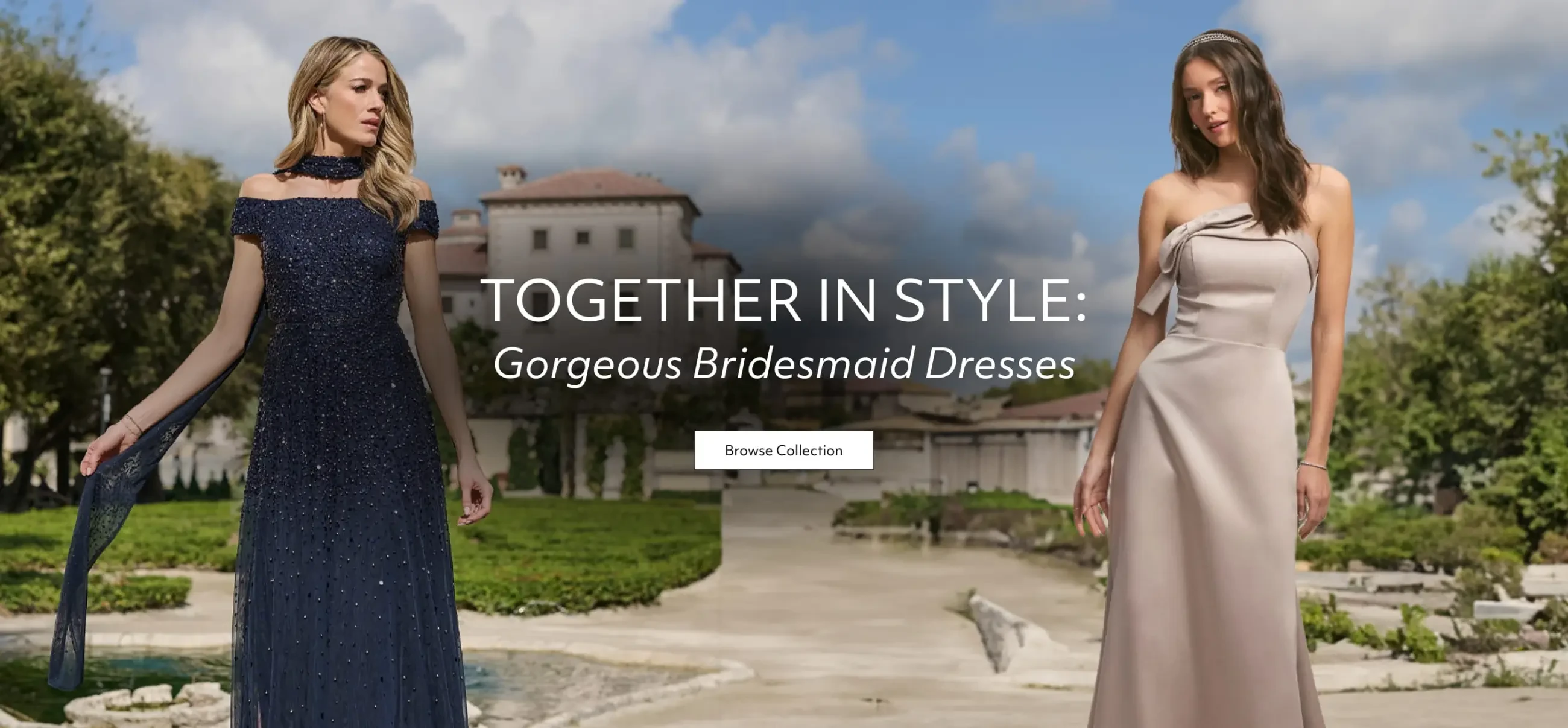 Bridesmaids Collection Banner for Desktop