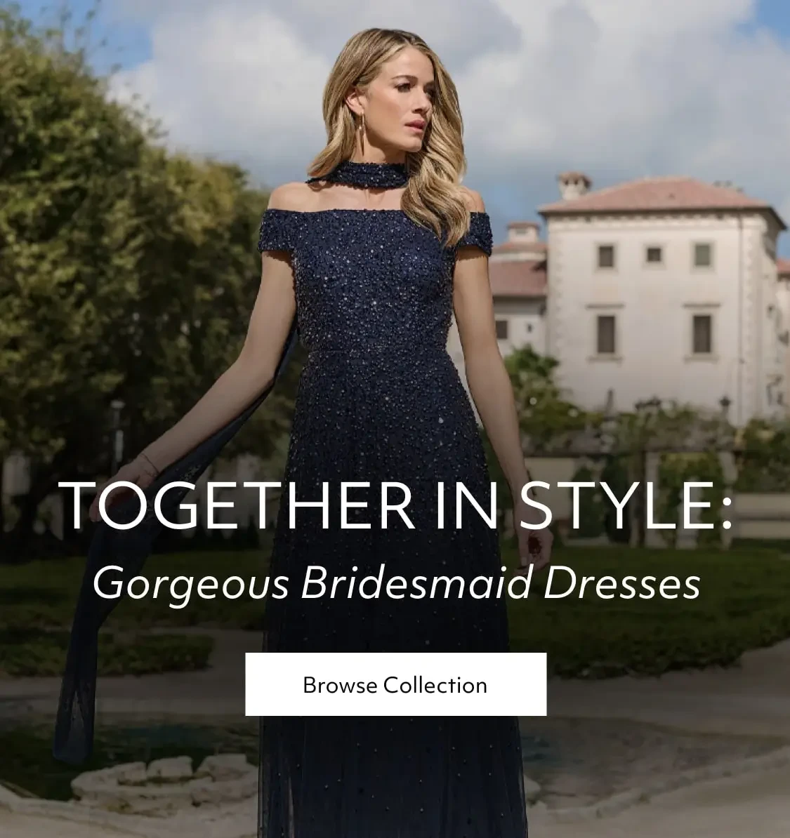 Bridesmaids Collection Banner for Mobile
